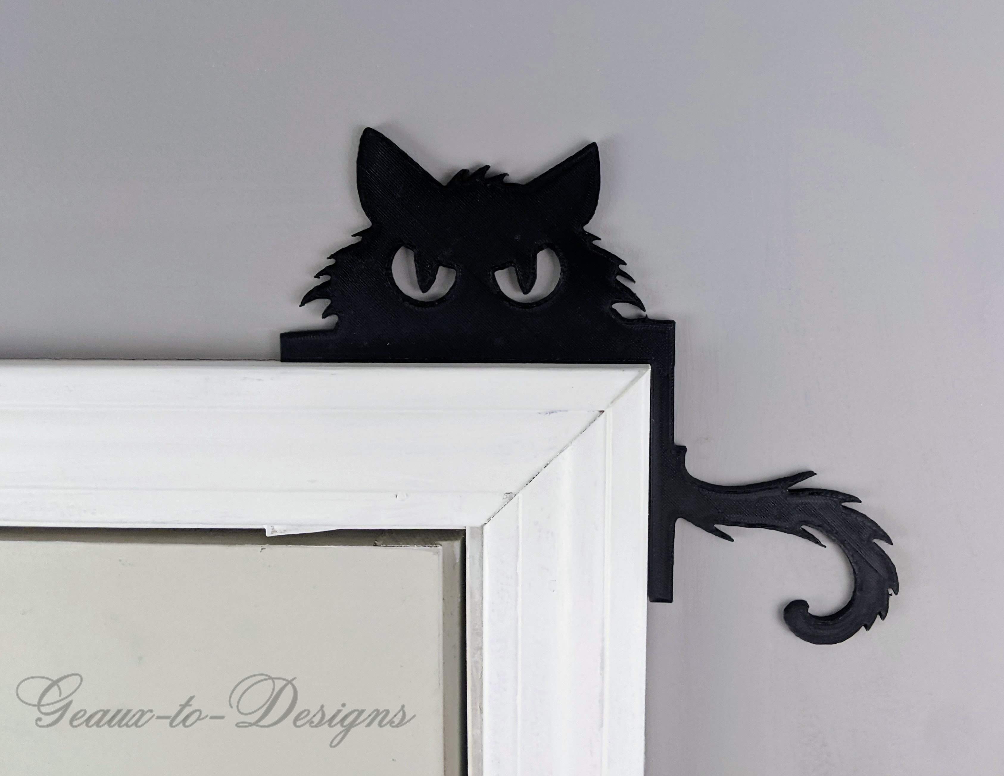 Decorative on sale cat door