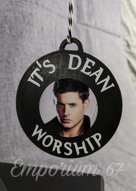 Dean Worship Car Mirror Hanger Ornament